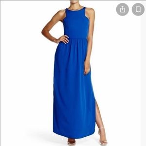 Chelsea28. Ladies Size 6. Blue Sleeveless Maxi Dress